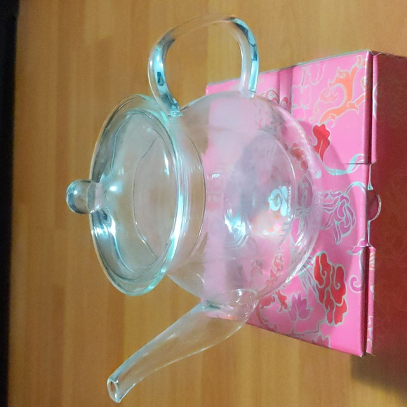 TEAVANA CLEAR GLASS BLOOM TEAPOT - Picture 3 of 4